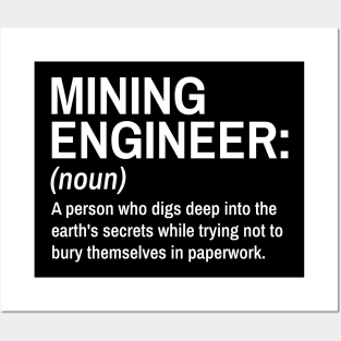 Mining Engineer Funny Definition Engineer Definition / Definition of an Engineer Posters and Art
